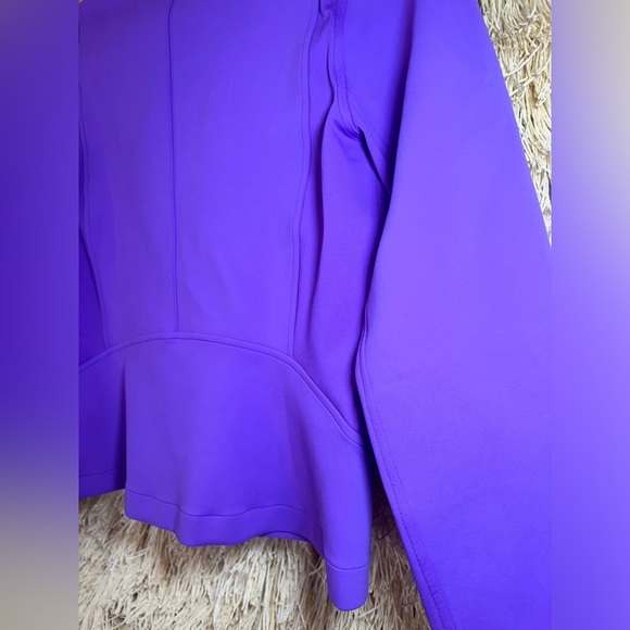Lululemon•Wind-Resistant Golf Jacket•Mixed Material Full Zip•Atomic Purple•NEW•6 - Picture 10 of 16